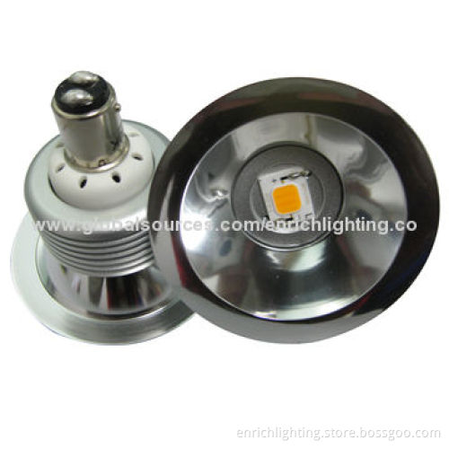4W LED Spotlights with BA15D Base Type, 12V Input and 280lm, Dimmable is Available